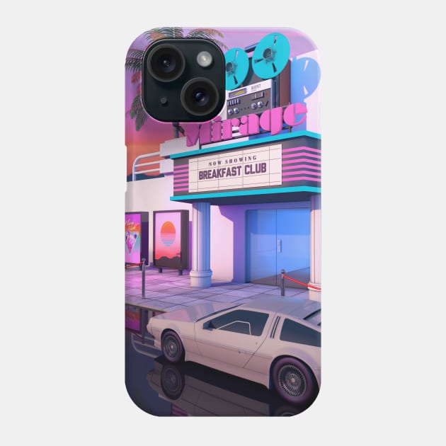 Retro Cinema Phone Case by dennybusyet