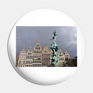 Brabo Fountain - Antwerp, Belgium (II) Pin