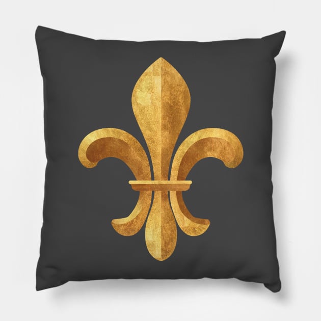 Fleur-de-lis Pillow by cartogram