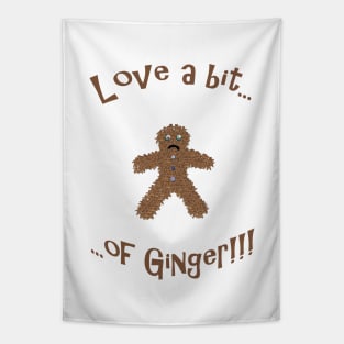 Gingerbread Man made from Gingerbread Men & Women Tapestry