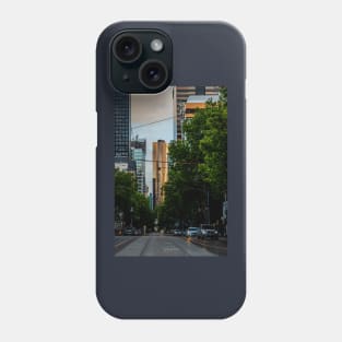 William Street featuring the Prima Pearl Tower, Melbourne, Victoria, Australia Phone Case