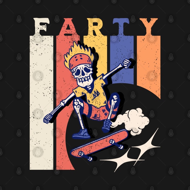 This Guy Loves To Fart - Farting Farty Skate - Fart Guy Joke by alcoshirts