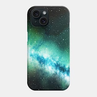 Colorful Universe Nebula Galaxy And Stars Phone Case