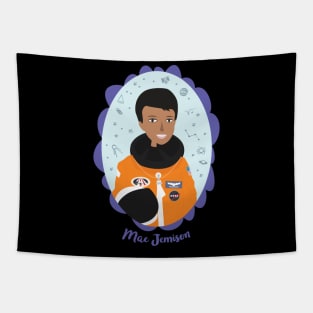 Women of Science Mae Jemison green love trending tumblr Tapestry