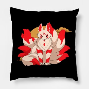 Kitsune fox Pillow