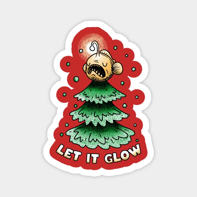 Funny Christmas - Christmas Tree Magnet by aaronsartroom