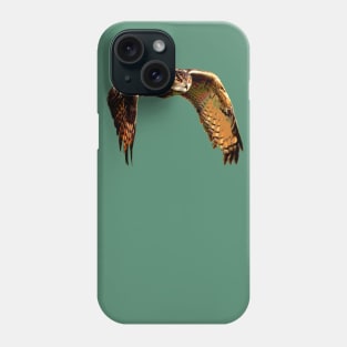 Owl in Flight Eurasian Owl Phone Case
