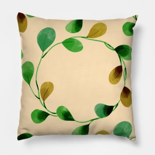 Boho leaf pattern Pillow