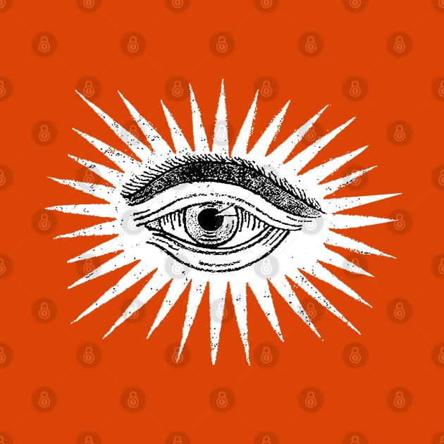 Vintage Psychedelic Eye Illustration by DankFutura