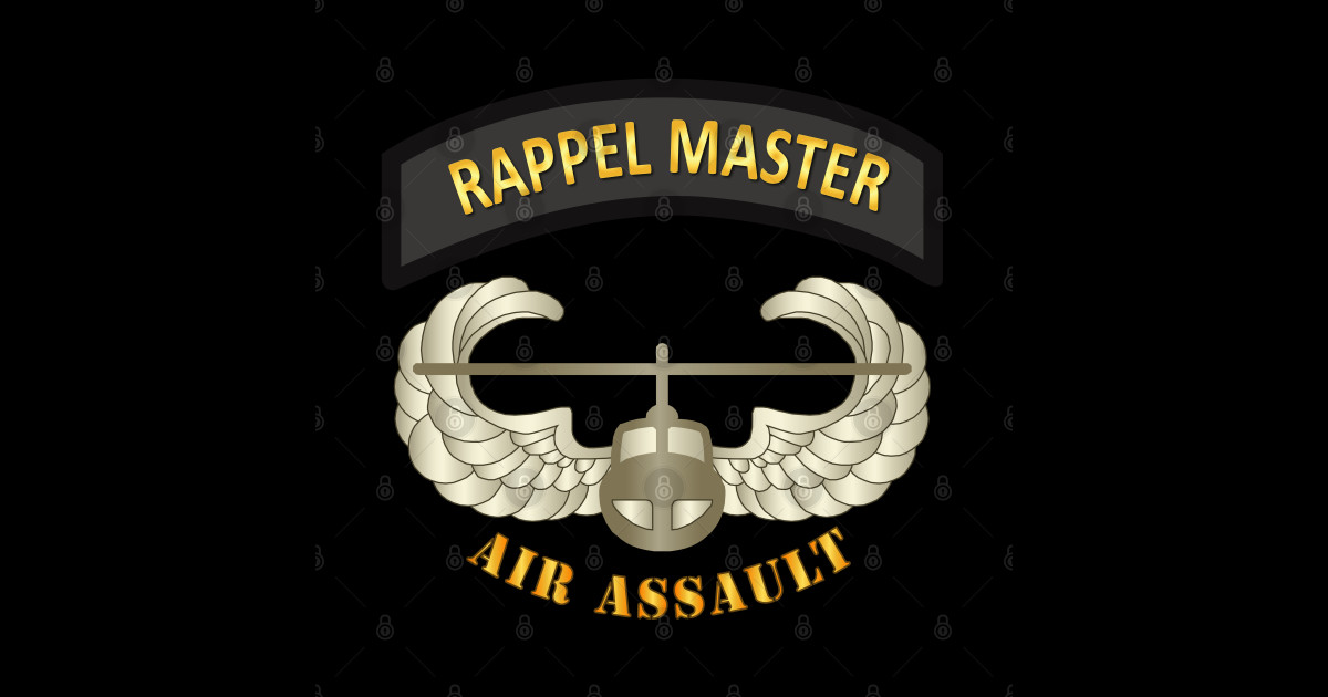 Rappel Master Tab w Air Assault Badge - Rappel Master Tab W Air Assault ...