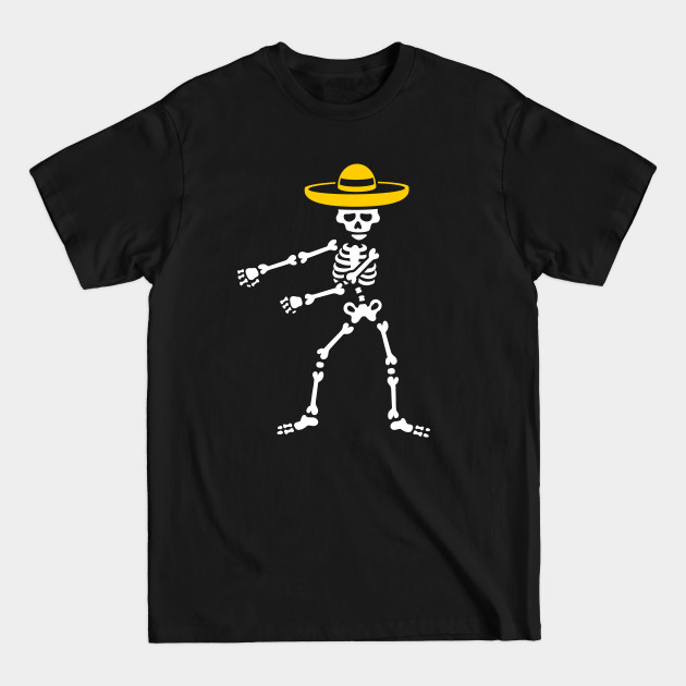 Discover FLOSS FLOSSING skeleton Día de los Muertos Mexico - Dia De Los Muertos - T-Shirt