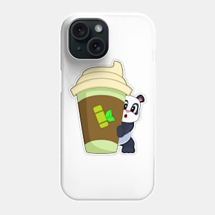 Panda Coffee to go Phone Case