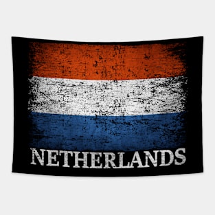 Netherlands Flag Gift Women Men Children Netherlands Vintage Tapestry