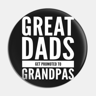 Fathers Day Shirt for Grandpas Pin
