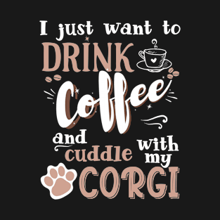 Corgi Coffee T-Shirt