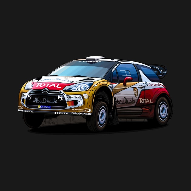 Citroen DS3 WRC by Mario Ramos Rally Art