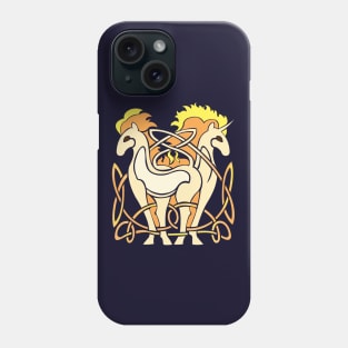 Celtic Fire Horses Phone Case