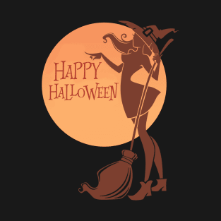 Happy Halloween Witches Funny T-Shirt