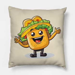 kawaii Taco cehees T-Shirt cute potatofood funny Pillow