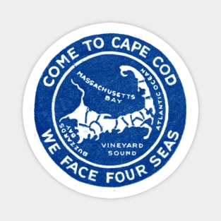 1910 Come to Cape Cod Magnet