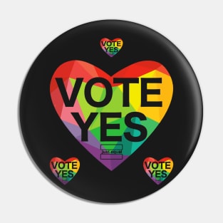 vote yes Pin