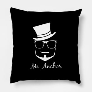 Mr Anchor Beard T-Shirt Pillow