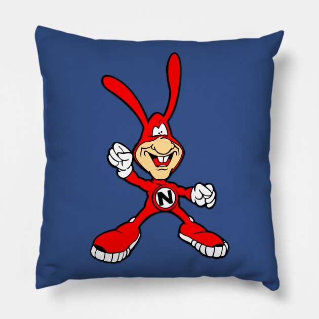 The Noid Pillow by BigOrangeShirtShop