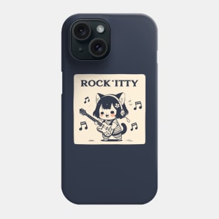 Rock Kitty // RocknRoll Cat. Phone Case