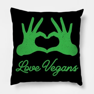 Love Vegans Pillow