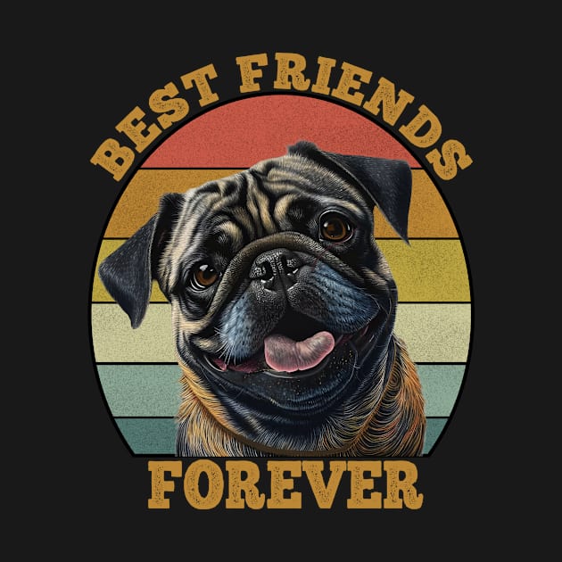 Pug Best Dog Best Friend by AtkissonDesign