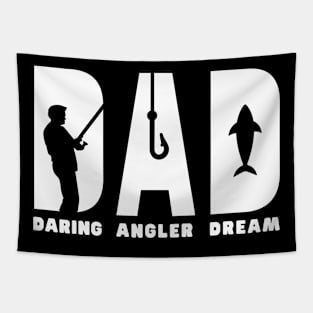 For The Dad Who Loves Fishing Tapestry