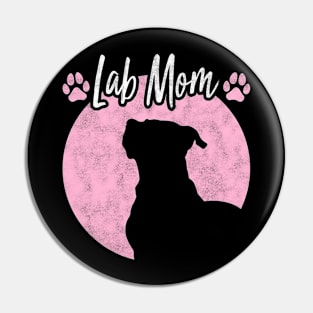 Lab Mom, Labrador Retriever lover Mother's Day Pin