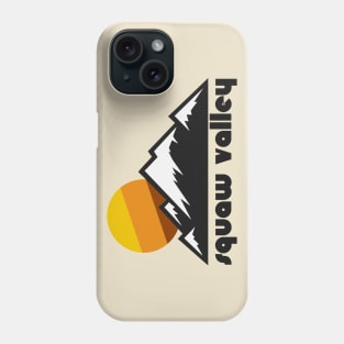 Retro Squaw Valley ))(( Tourist Souvenir Travel California Design Phone Case