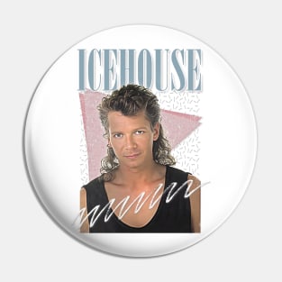 Icehouse - Vintage Look / Fan Art Design Pin