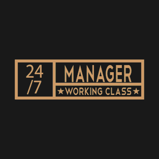 Manager Tittle Job T-Shirt