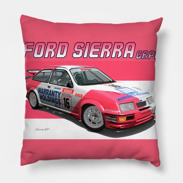 GrA Ford Sierra RS Cosworth Pillow by PjesusArt