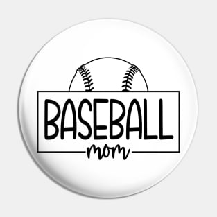 Baseball Mom Shirt Pin