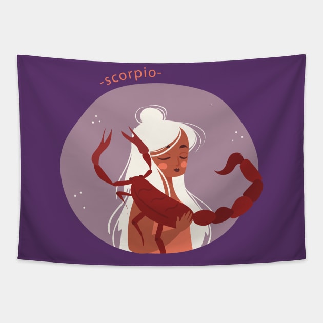 Scorpio Tapestry by gnomeapple