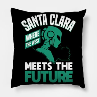 Santa Clara San Francisco United States Design Pillow