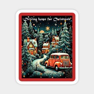 Driving Home For Christmas 1 Magnet