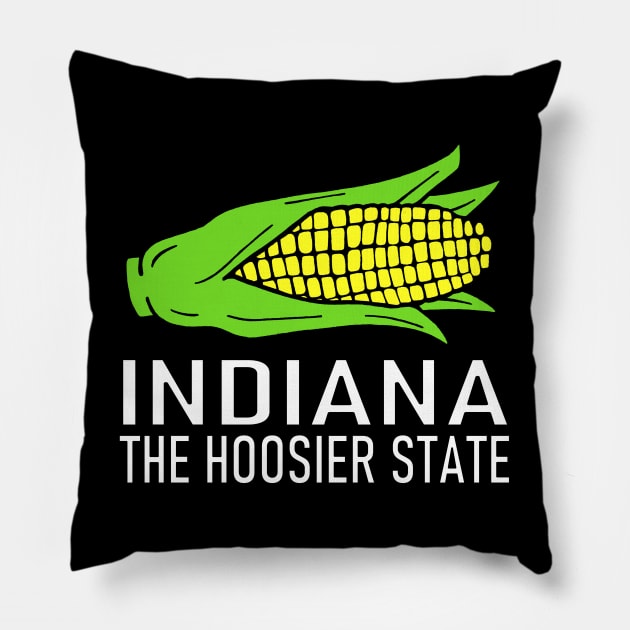 Indiana Hoosier Corn Pillow by Downtown Rose