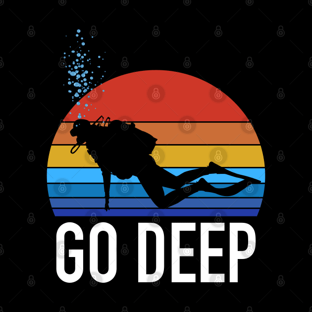 Scuba Diving - Go Deep by Kudostees