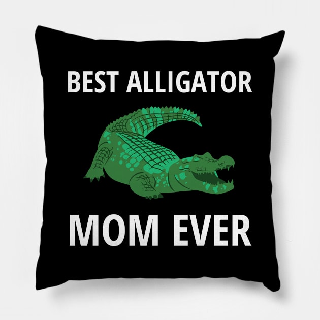 Best Alligator Mom Ever Pillow by InspiredCreative