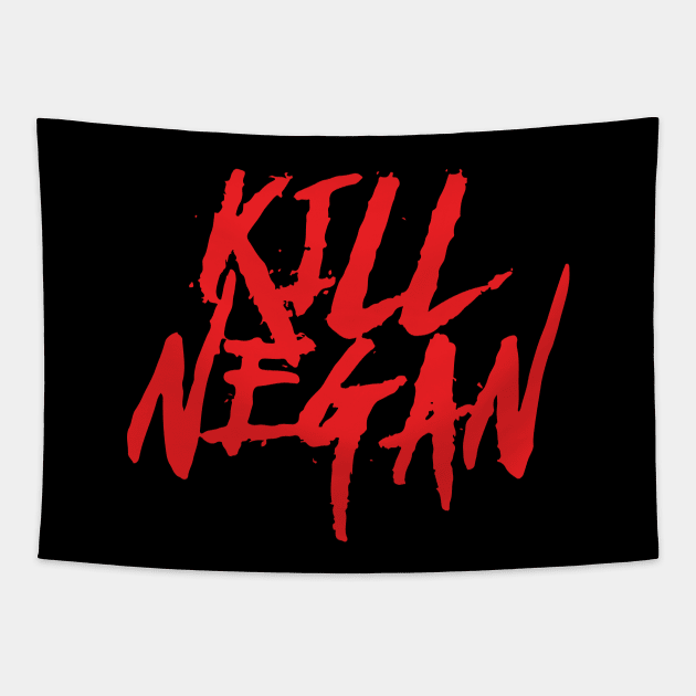 Kill Negan Tapestry by gastaocared