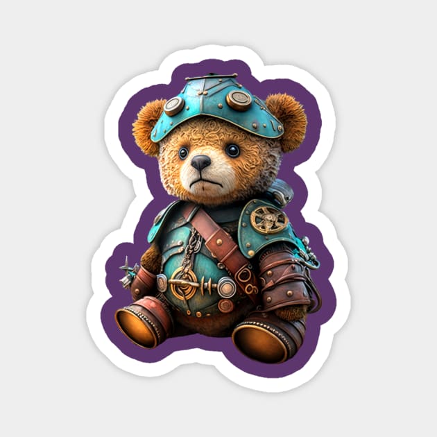 Steampunk Teddy Bear Pirate no background Teddy Bear Art