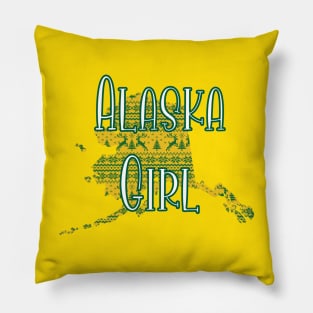 Alaska Girl Pillow