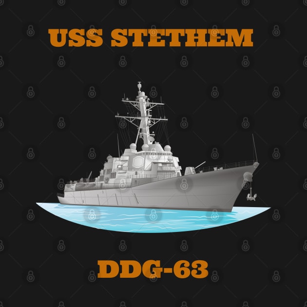 Stethem DDG-63 Destroyer Ship by woormle