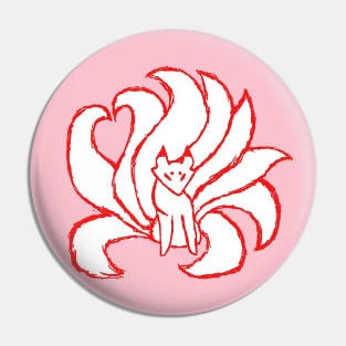 Simplified Kitsune Pin