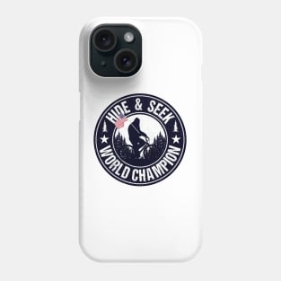 Hide And Seek World Champion Bigfoot American Flag Phone Case