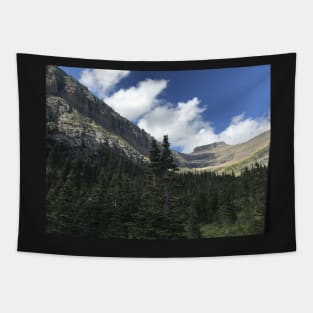 Moutain and Pine Trees Tapestry